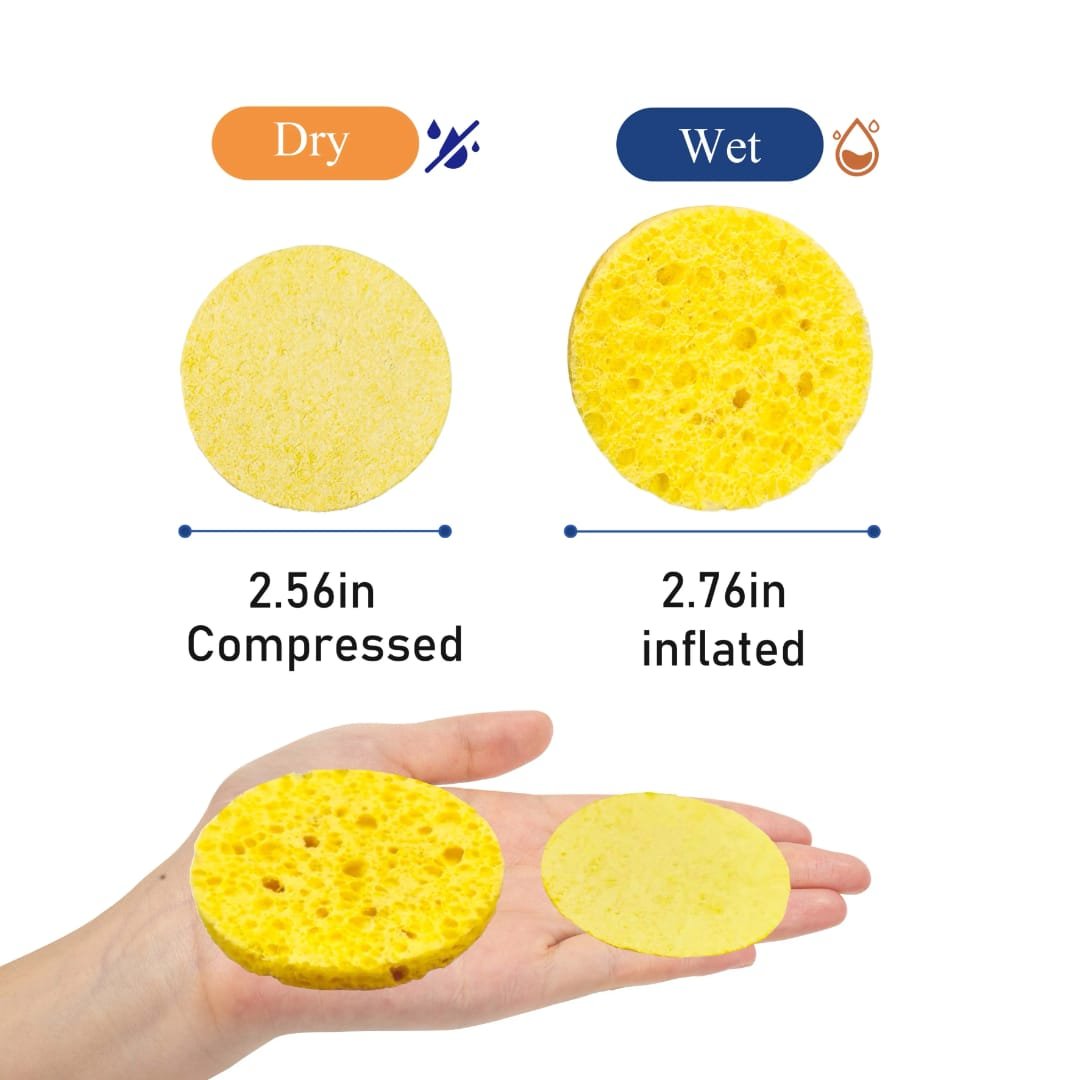 Facial Sponges view 2
